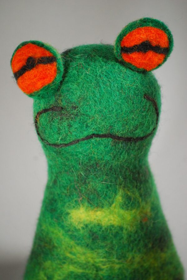 Filz-Eierwärmer Frosch – Bild 3