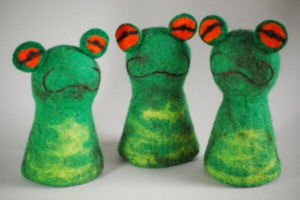 Filz-Eierwärmer Frosch – Bild 5