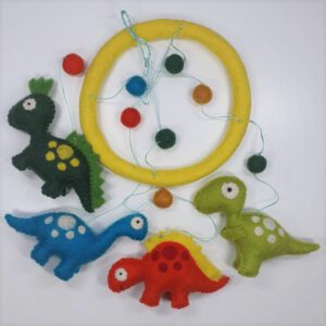 Filz-Mobile 4 \"Dinos\"