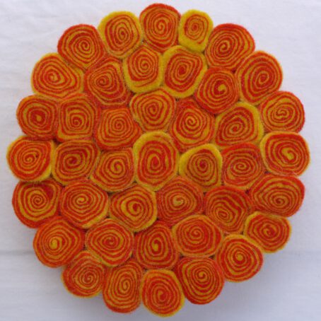 filz-untersetzer-spirale-orange