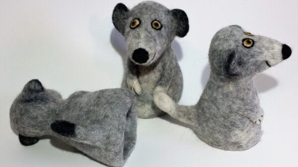 Filz-Eierwärmer Erdmännchen – Bild 2