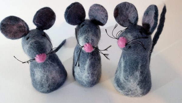 Filz-Eierwärmer Maus – Bild 4