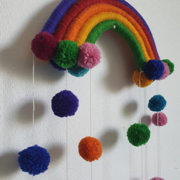 Rainbow-Filzmobile