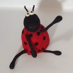 Filzeierwärmer Marienkäfer aus Wollfilz nachhaltig handgefertigt