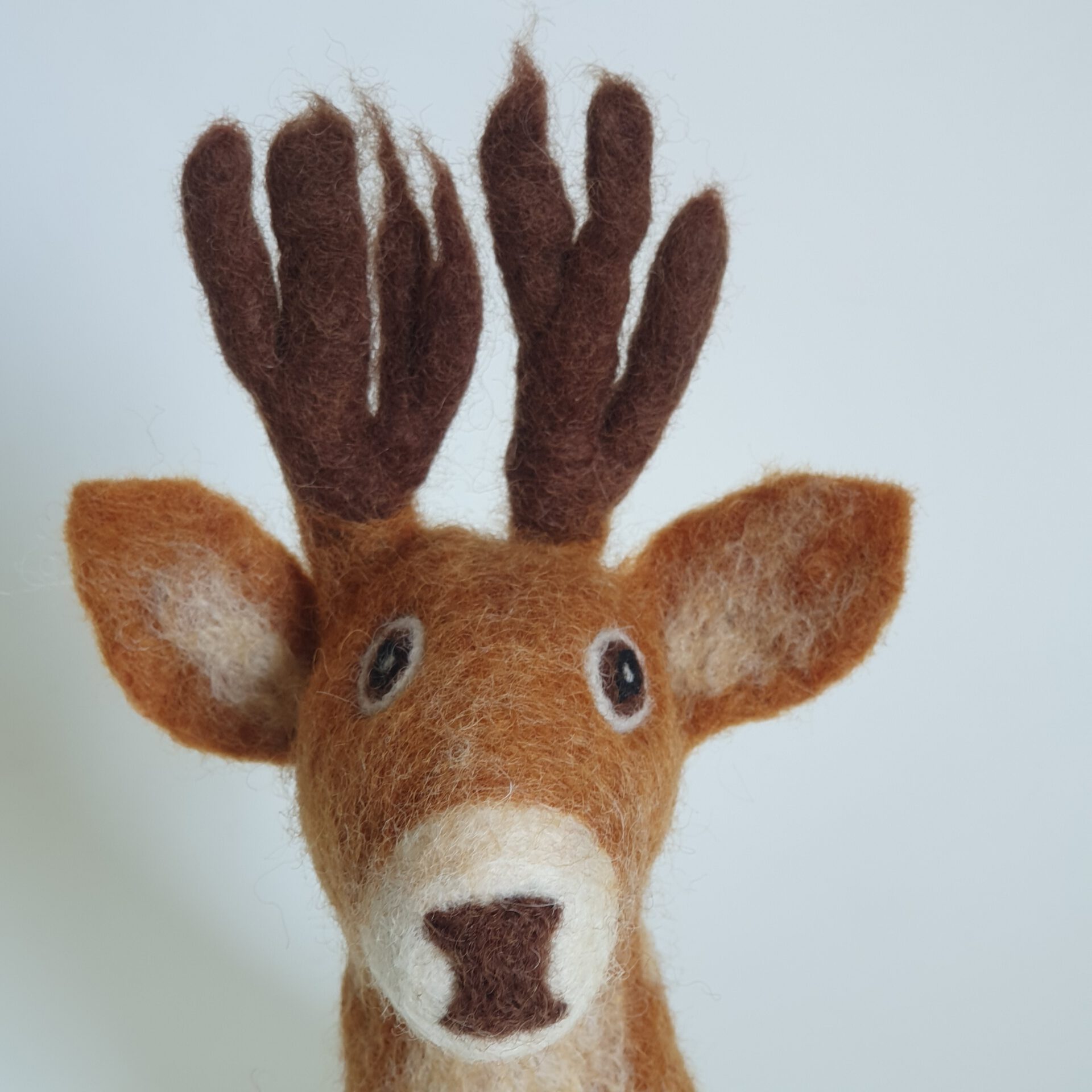 Filzeierwärmer Hirsch braun 🦌 2 Filzeierwärmer Hirsch, braun aus Wollfilz nachhaltig handgefertigt