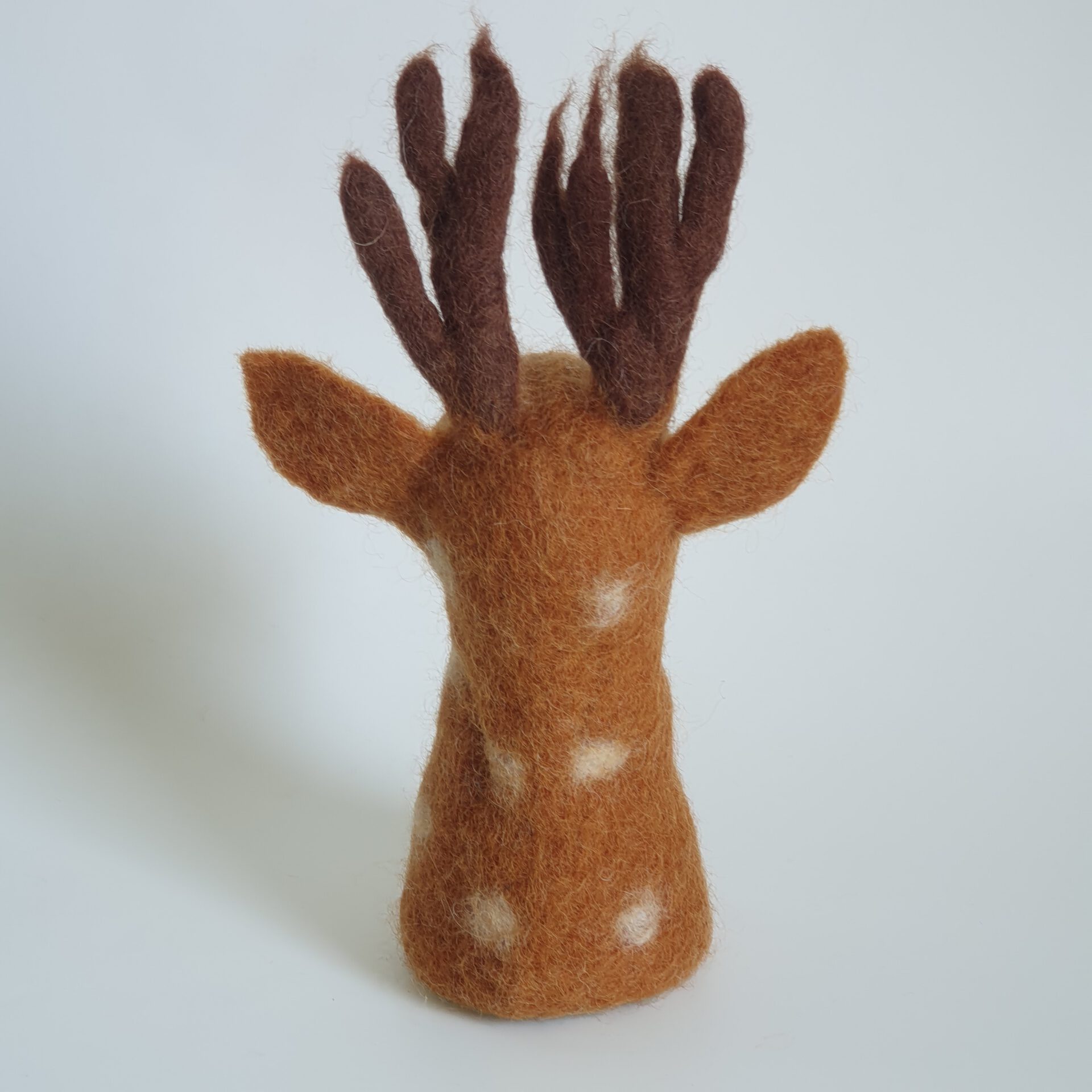 Filzeierwärmer Hirsch braun 🦌 3 Filzeierwärmer Hirsch, braun aus Wollfilz nachhaltig handgefertigt