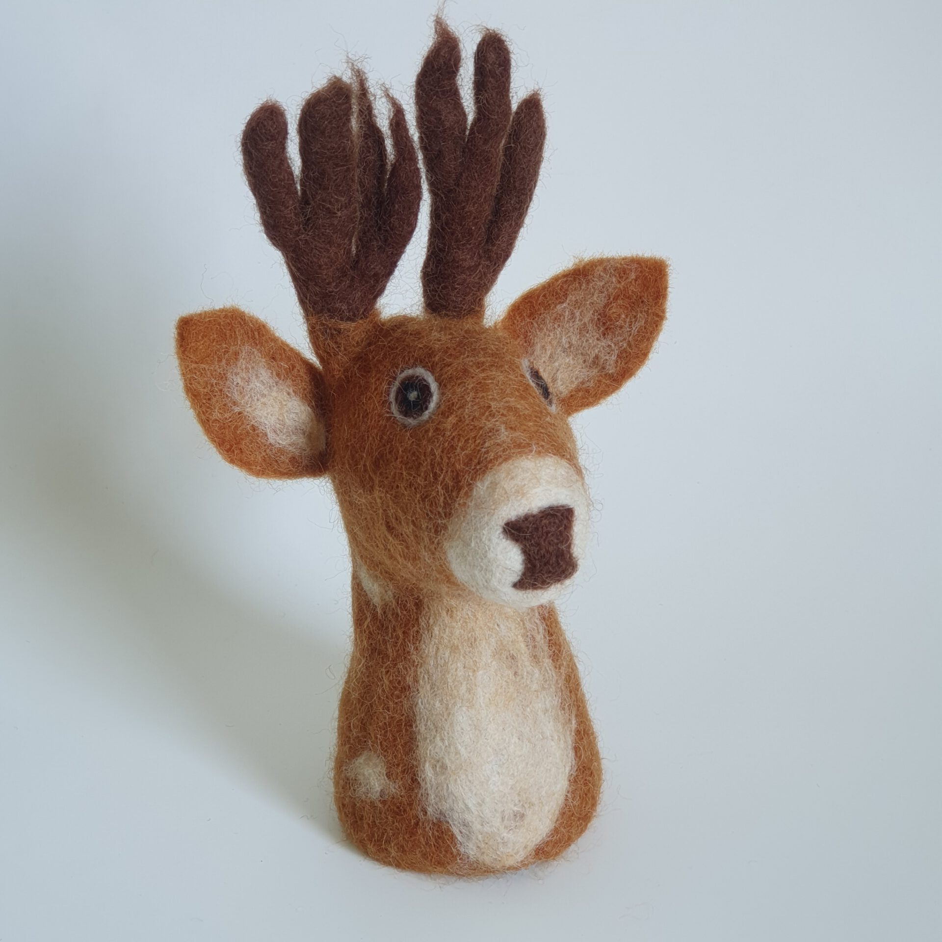 Filzeierwärmer Hirsch braun 🦌 1 Filzeierwärmer Hirsch, braun aus Wollfilz nachhaltig handgefertigt