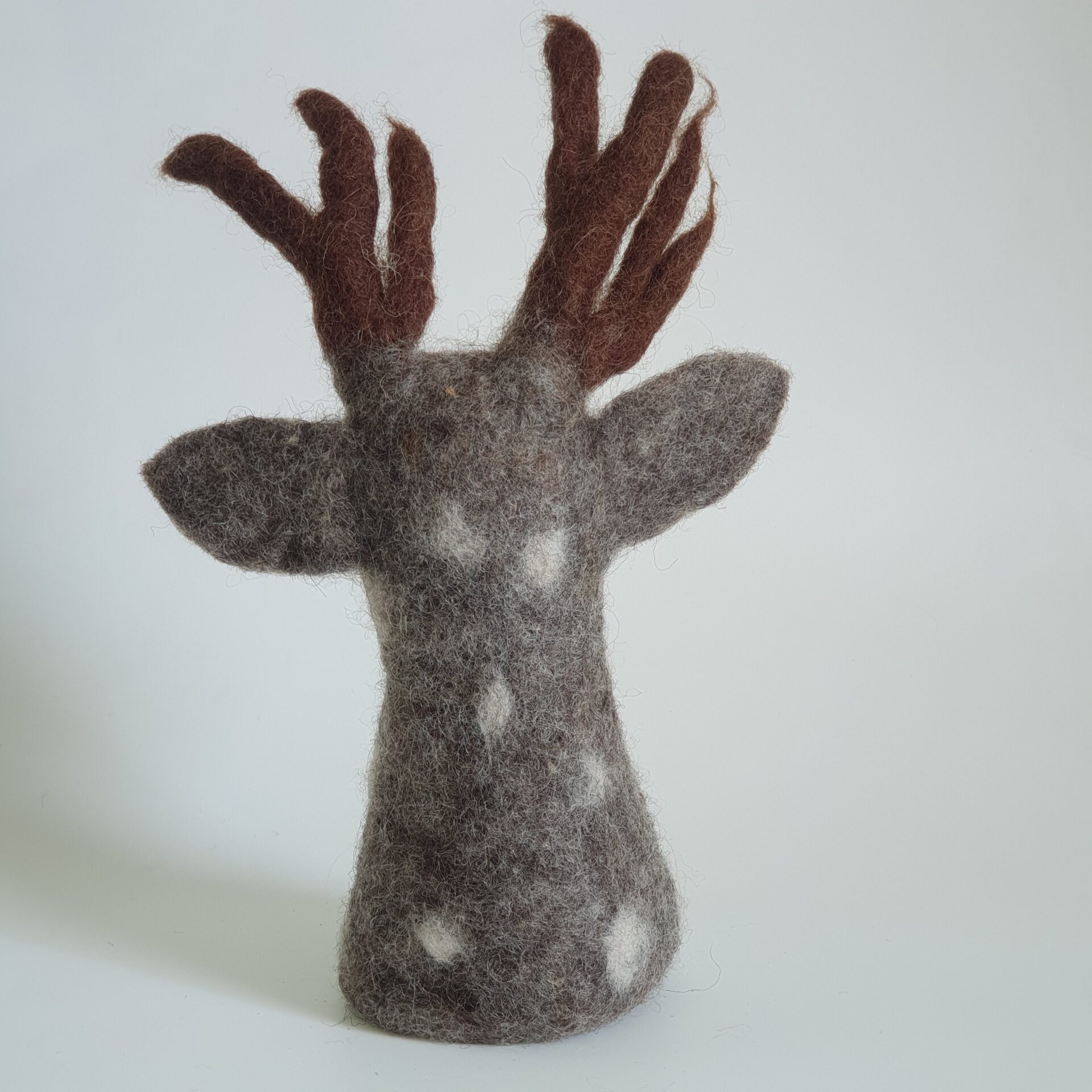 Filzeierwärmer Hirsch grau 🦌 2 Filzeierwärmer Hirsch, grau aus Wollfilz nachhaltig handgefertigt