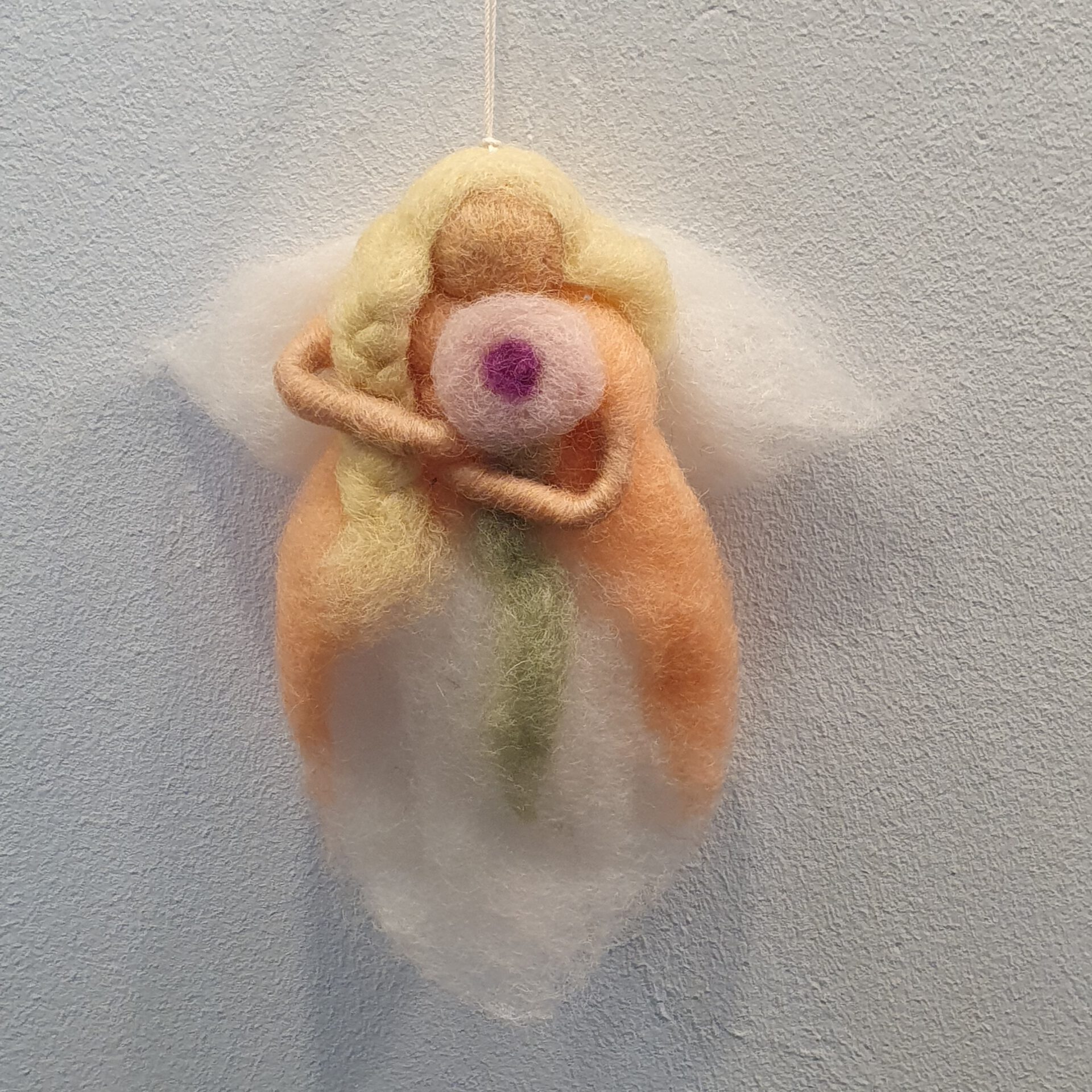 Engel aus Märchenwolle, pfirsich 1 Engel aus Märchenwolle, pfirsich