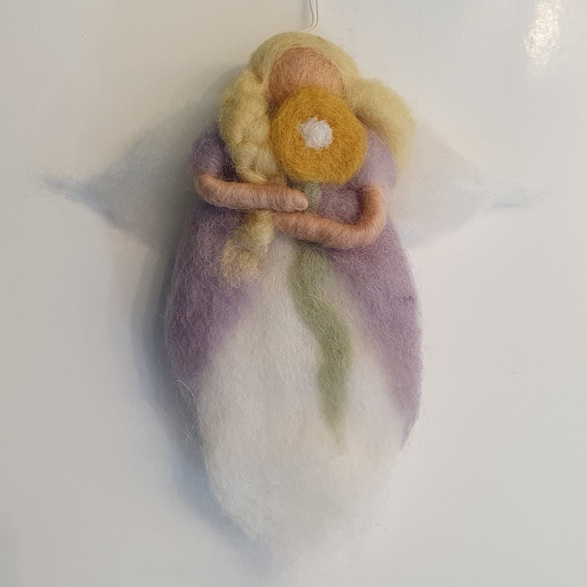 Engel aus Märchenwolle, flieder 1 Engel aus Märchenwolle, flieder