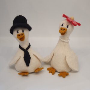 Filzeierwärmer Herr & Frau Gans